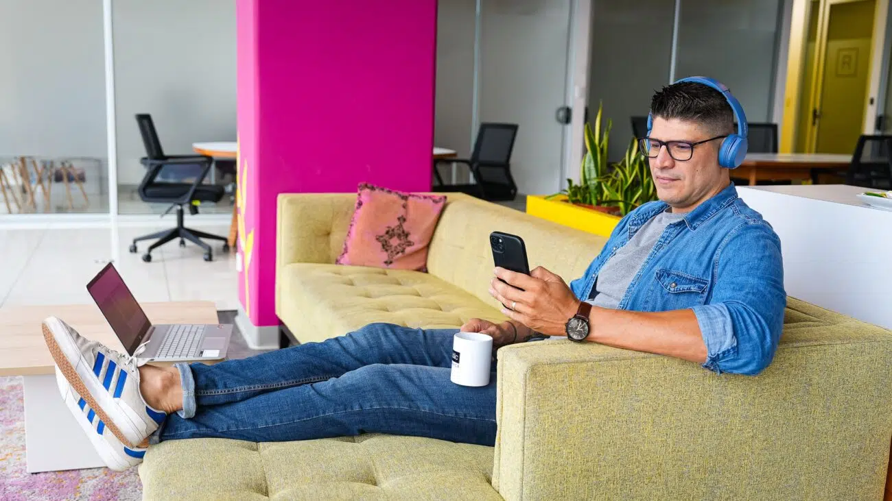 Área de coworking de Republic Workspace